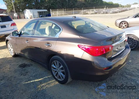 2014 Infiniti Q50 Premium from USA, damaged, VIN JN1BV7AR3EM683024